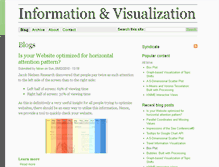 Tablet Screenshot of informationandvisualization.de